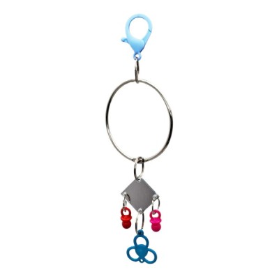 MIZOO ΠΑΙΧΝΙΔΙ ΚΡΙΚΟΣ ΜΕ ΚΑΘΡΕΦΤΑΚΙ ΓΙΑ ΠΑΠΑΓΑΛΑΚΙΑ 7X20CM